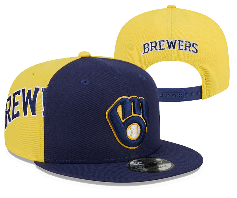 Milwaukee Brewers Stitched Snapback Hats 003